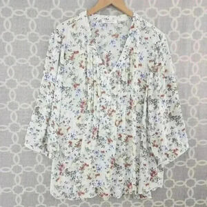 New without tag Rose + Olivia Floral Chiffon Blouse 3XL